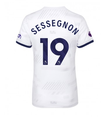 Tottenham Hotspur Ryan Sessegnon #19 Primera Equipación Mujer 2023-24 Manga Corta